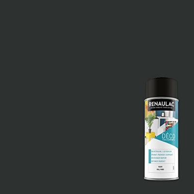 RENAULAC Peinture aerosol 0,4 L noir mat