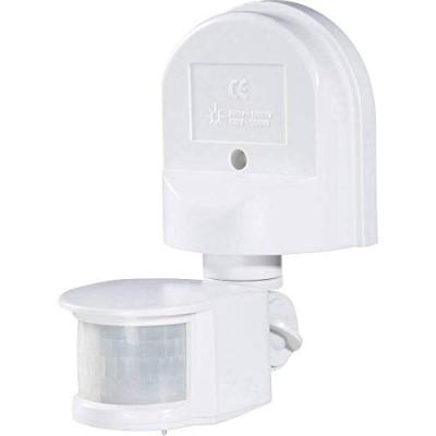Renkforce wand pir-bewegungsmelder 1296294 180 &deg; relais blanc ip44