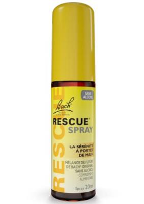 LES FLEURS DE BACH Rescue - Spray jour s&eacute;r&eacute;nit&eacute;sans alcool 20ml