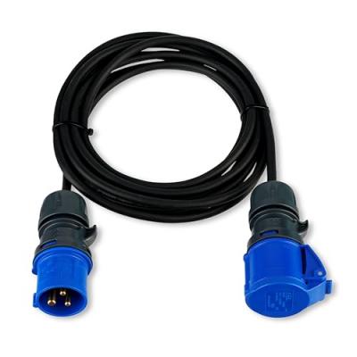 REV 0577710555 alimentation C&acirc;ble rallonge  16 A noir 5 m