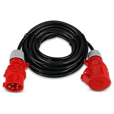REV 0577740555 Rallonge CEE pour ext&eacute;rieur IP44 Noir 10 m 11000 W