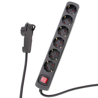 Rev bloc multiprise 6x smart 2m noir DFX-143313