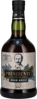 Rhum Presidente Gran Anejo sous &eacute;tui 40&deg; 70CL