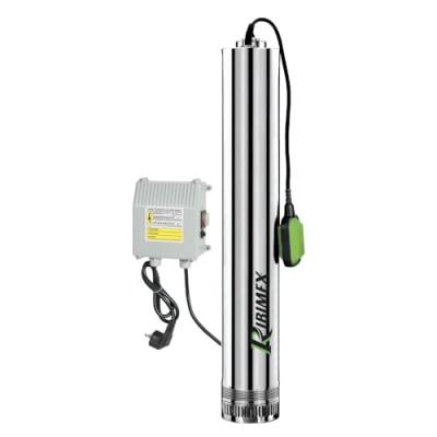 Ribimex - Pompe immerg&eacute;e inox11000w, 65m avec tableau &eacute;lec et flotteur