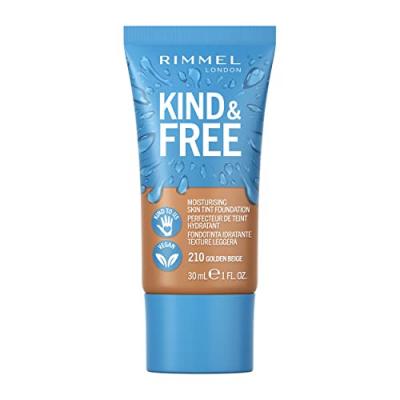 Rimmel Kind & Free Skin Tint Foundation 210 Golden Beige 30ml