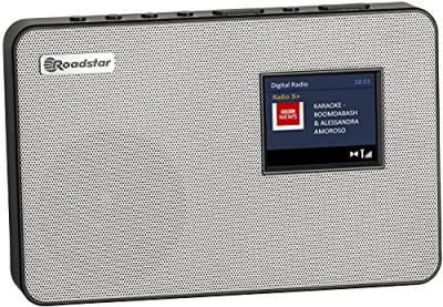HRA-590 Radio portative DAB+ AUX, DAB+, FM noir (mat), argent