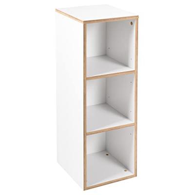 ROBA &Eacute;tag&egrave;re pour Chambre de B&eacute;b&eacute; ""Finn"" - Cube de Rangement &agrave; 3 Cases - Blanc