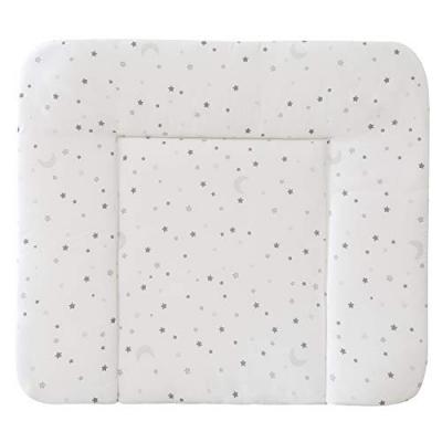ROBA Matelas &agrave; Langer ""Sternenzauber"" - 85x75 cm - Imprim&eacute; &eacute;toiles grises