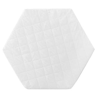 Matelas pour parc b&eacute;b&eacute; hexagonal d&eacute;houssable &eacute;paisseur 4 cm 97x112cm