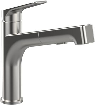 Robinet cuisine Junis Sky Shower, acier massif, Sans nettoyant