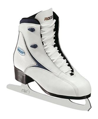 Roces Rfg1 Patins &agrave; Glace - Blanc Cass&eacute; - Blanco/Azul, 35 EU