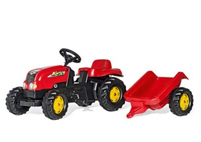 ROLLY TOYS - 01 212 1 - Tracteur &Agrave; P&eacute;dales - Rollykid-x + Remorque