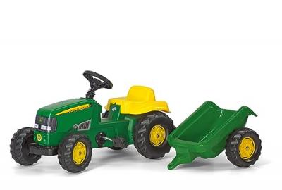 Rolly Toys tracteur escaliers RollyKid John Deere junior vert / jaune