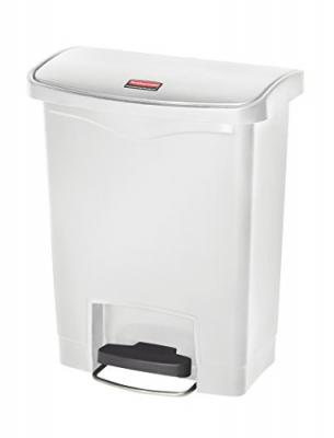 Collecteur Slim Jim Step On Front Step Plastique 30 L Blanc