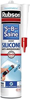 Mastic silicone2 - tous supports - anti-moisissures - blanc - 280 mL