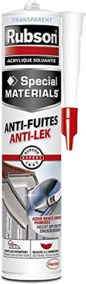 Mastic d'&eacute;tanch&eacute;it&eacute; Sp&eacute;cial anti fuites RUBSON, transparent, 280 ml