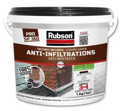 Rev&ecirc;tement d'&eacute;tanch&eacute;it&eacute; Toitures Anti-infiltrations noir seau 1kg