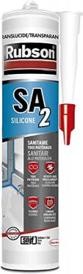 Mastic Rubson SA2 Sanitaire Tous supports translucide cartouche 280ml