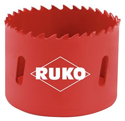 RUKO 106086 - Corona perforadora HSS bimetal, dentado variable (86 mm)