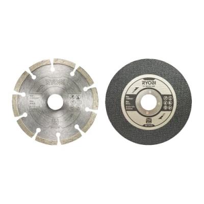 RYOBI 1 disque diamant et 5 disques &agrave; tron&ccedil;onner 115 mm - RAK6AGD115
