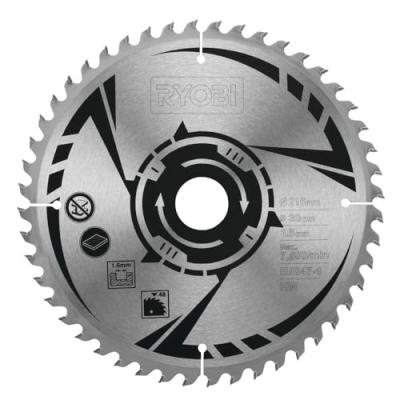 Lame carbure RYOBI pour scie &agrave; onglets 216mm 48 dents SB216K16T48A1