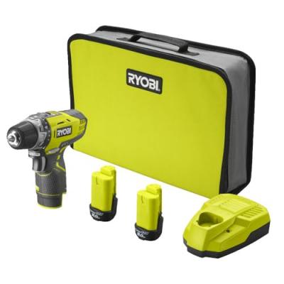 Perceuse visseuse sans fil Ryobi R12DD-220S 12V - 2x2Ah