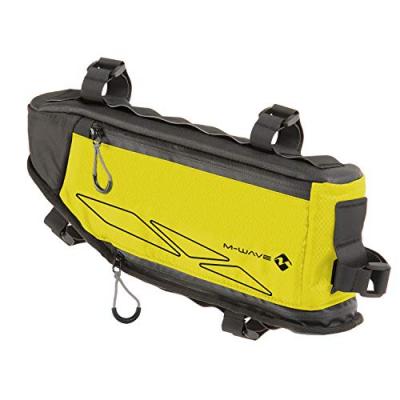 Sacoche de cadre m wave rough ride triangle 4 2 l jaune fluo noir