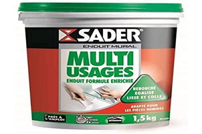 SADER Pot P&acirc;te Enduit Multi-usages Pr&ecirc;t &agrave; l'emploi - 1,5kg