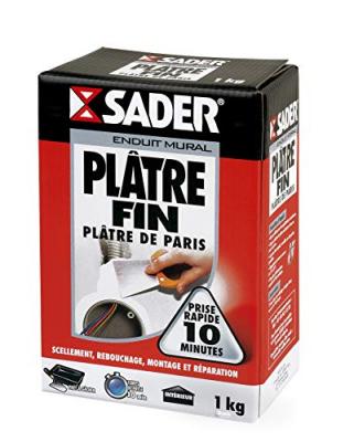 SADER Bo&icirc;te Pl&acirc;tre fin Poudre - 1kg