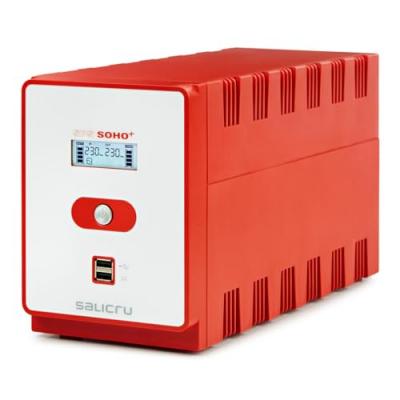 Salicru Onduleur SPS 1200 Soho+ 1200VA (Prise IEC C13) Rouge/Blanc