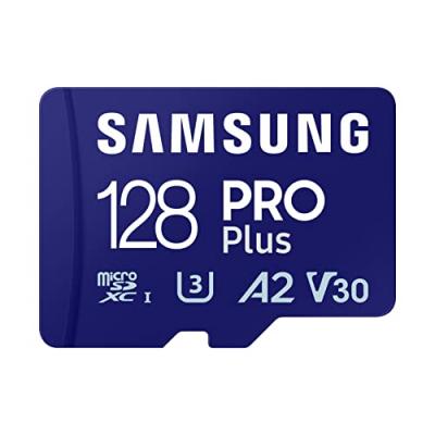 Samsung Micro Sd Pro Plus Uhs-i U3 Full Hd 4k 128gb Memory Card Bleu