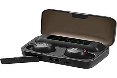Ecouteurs 126-38 Sans fil Bluetooth Intra-Auriculaire Microphone Noir
