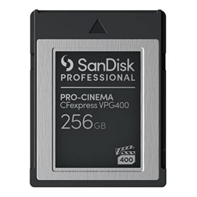 Sandisk pro-cinema cfexpress' vpg400 SDPCVN4-256G-GNANN