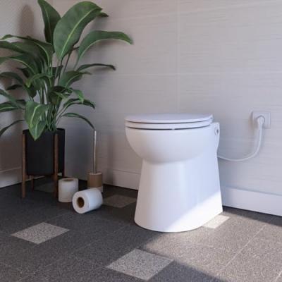 WC broyeur compact Setsan C puissance 500 W l.3670 x P.500 x H.460 mm