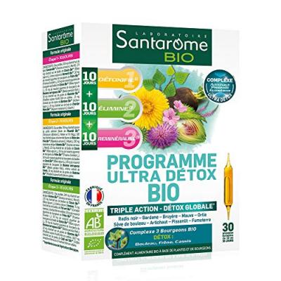 Santarome Bio Programme Ultra Detox Bio 30 Ampoules