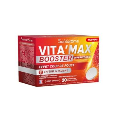 Santarome Vita'Max Booster Effervescent Orange 20 Comprim&eacute;s