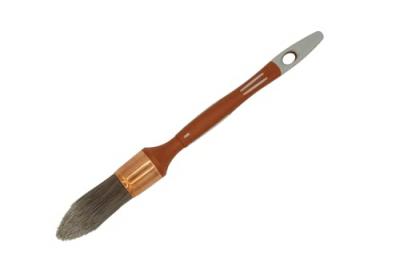 SAVY Pinceau rond &agrave; rechampir bi-mati&egrave;re lasure n&deg;4 - &oslash; 25mm