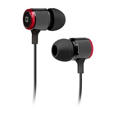 SBS AURICULARES STUDIOMIX 15 Negro Y Rojo Jack 3,5MM BOTON DESCOLGAR