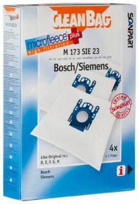 Scanpart cleanbag m 173 sie 23 lot de 4 sacs pour aspirateur