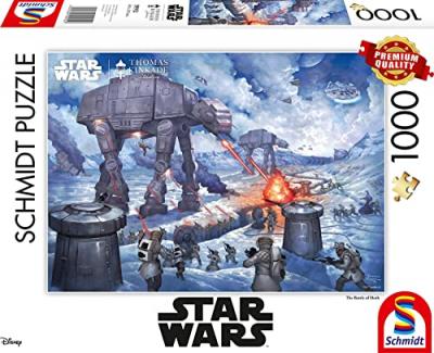SCHMIDT SPIELE - Lucas Film, Star Wars, La bataille de Hoth - Puzzle - 1000 pi&egrave;ces
