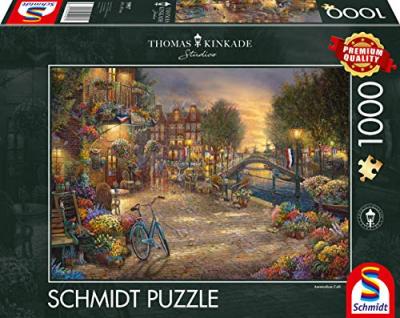 SCHMIDT SPIELE - Amsterdam - Puzzle - 1000 pi&egrave;ces