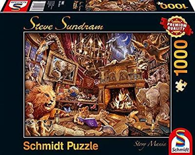Puzzle 1000 pi&egrave;ces : Puzzle secret : Atelier d'artiste Coloris Unique