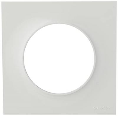 SCHNEIDER ELECTRIC Plaque de finition 1 poste Odace Styl blanc