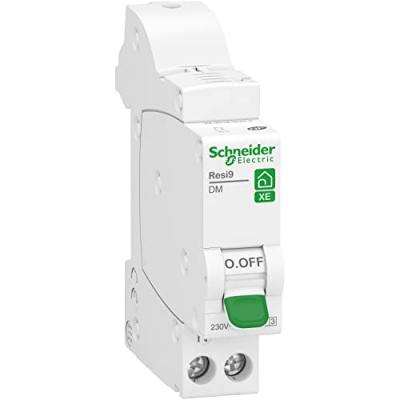 Disjoncteur Schneider 1P+N 32A courbe D embrochable Resi9 XE