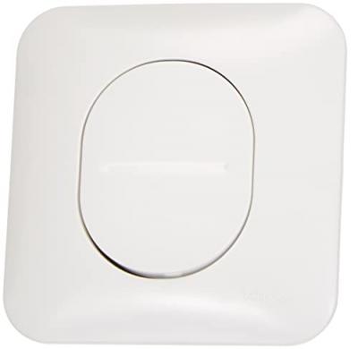 Ovalis - Interrupteur va-et-vient, 10 a, connexion automatique - Blanc