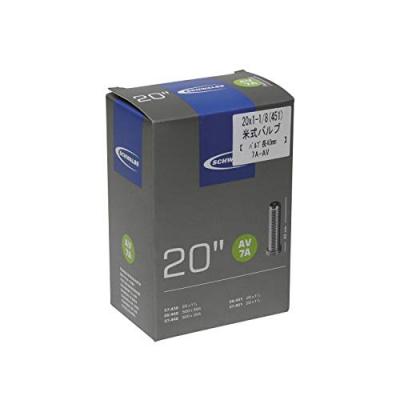 Schwalbe 500/20 X 1 3/8 Schrader Inner Tube Noir 20&acute;&acute; / 1.125-1.375