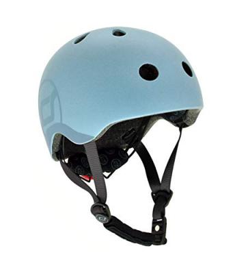 Scoot & Ride SR-Casque S-Beige v&eacute;lo Mixte, Cendre, 51 BIS 55cm