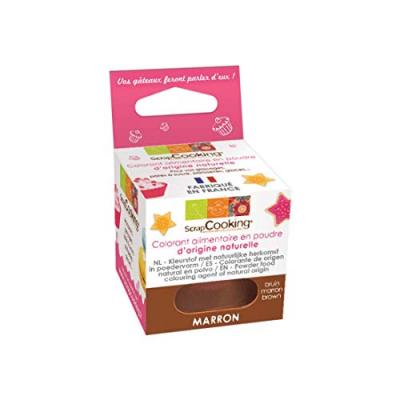 SCRAPCOOKING - Colorant alimentaire naturel marron