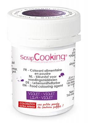 Colorant alimentaire (artificiel) - Violet - Scrapcooking