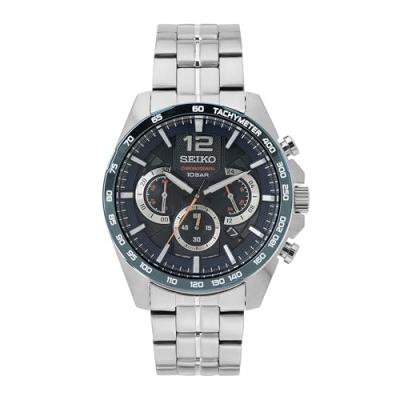 Montre Bracelet - Montre Seiko Sport chrono acier - Mati&egrave;re:Acier 